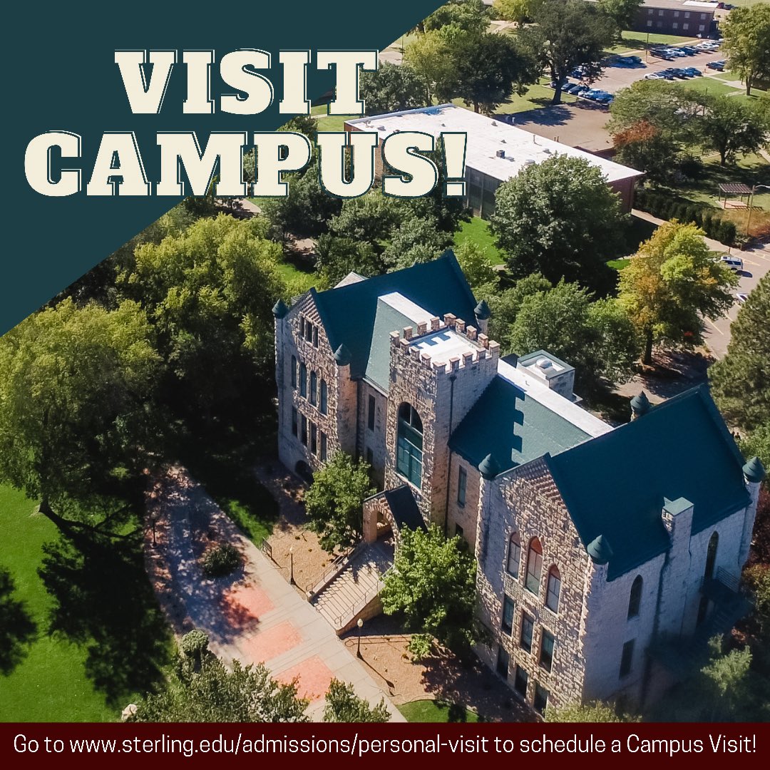 Want a glimpse into what it’s like to be a Sterling College Warrior? ⚔️ 
Schedule to come on a campus visit! Sign up by visiting sterling.edu/admissions/per… #sterlingcollege #scwarriors #collegevisit #campusvisit