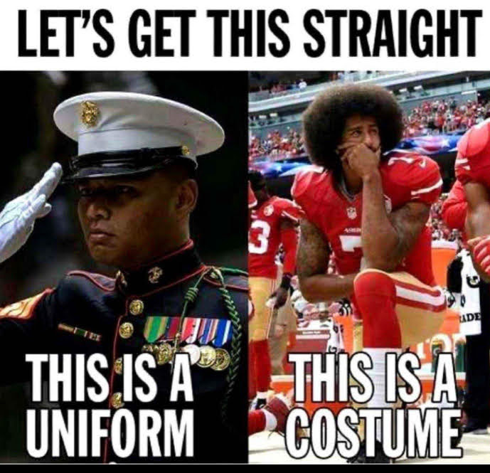 amking0321's tweet photo. #FKaepernick https://t.co/JAo3cdDLc2