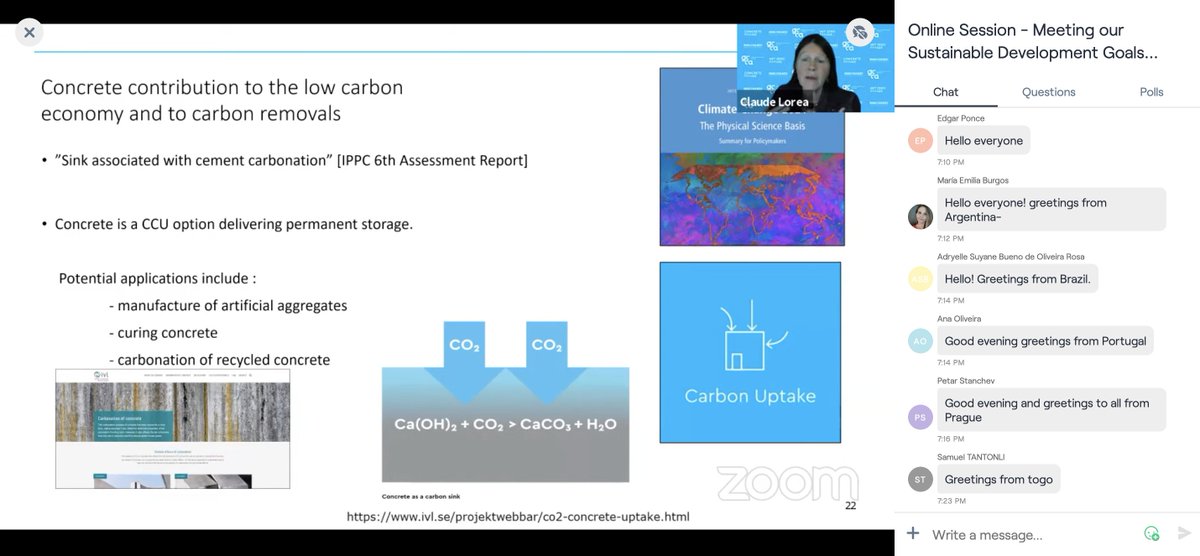 theGCCA's tweet photo. Our Cement Director @ClaudeLorea spoke at the European Commission - Meeting Sustainability Goals through Integrated Carbon Management session at #COP26 this evening, covering #CCUS and #Recarbonation. Thank you to everyone that attended - great to see you all. #COP26sideevents https://t.co/xCalppL0F9
