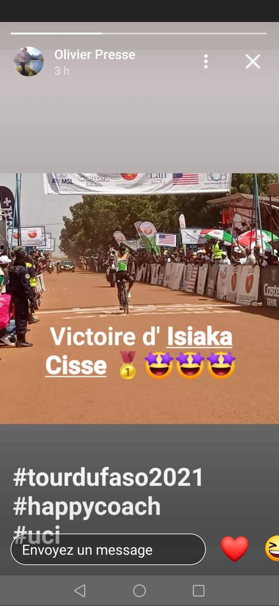 Tour du Faso 2021
4è étape 🥇👏👏👏