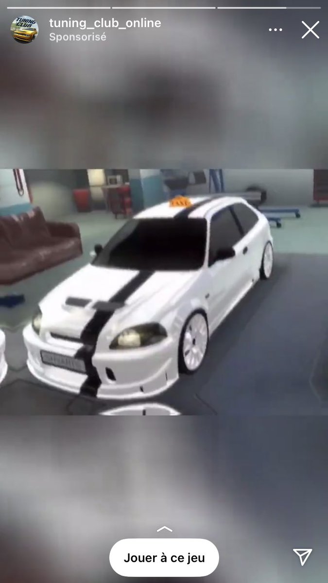 Publicité extrêmement bien ciblée sur Instagram: «Tuning Club Online». J’ai immédiatement souscrit 🤣