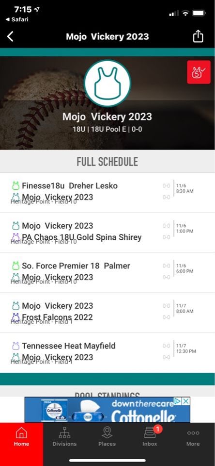 First showcase of the fall this weekend. Ready to compete with my girls!!💙🧡 @MikeVickery25 @YHC_Softball @UNGSoftball @CoachPerkinsSB #MojoStrong