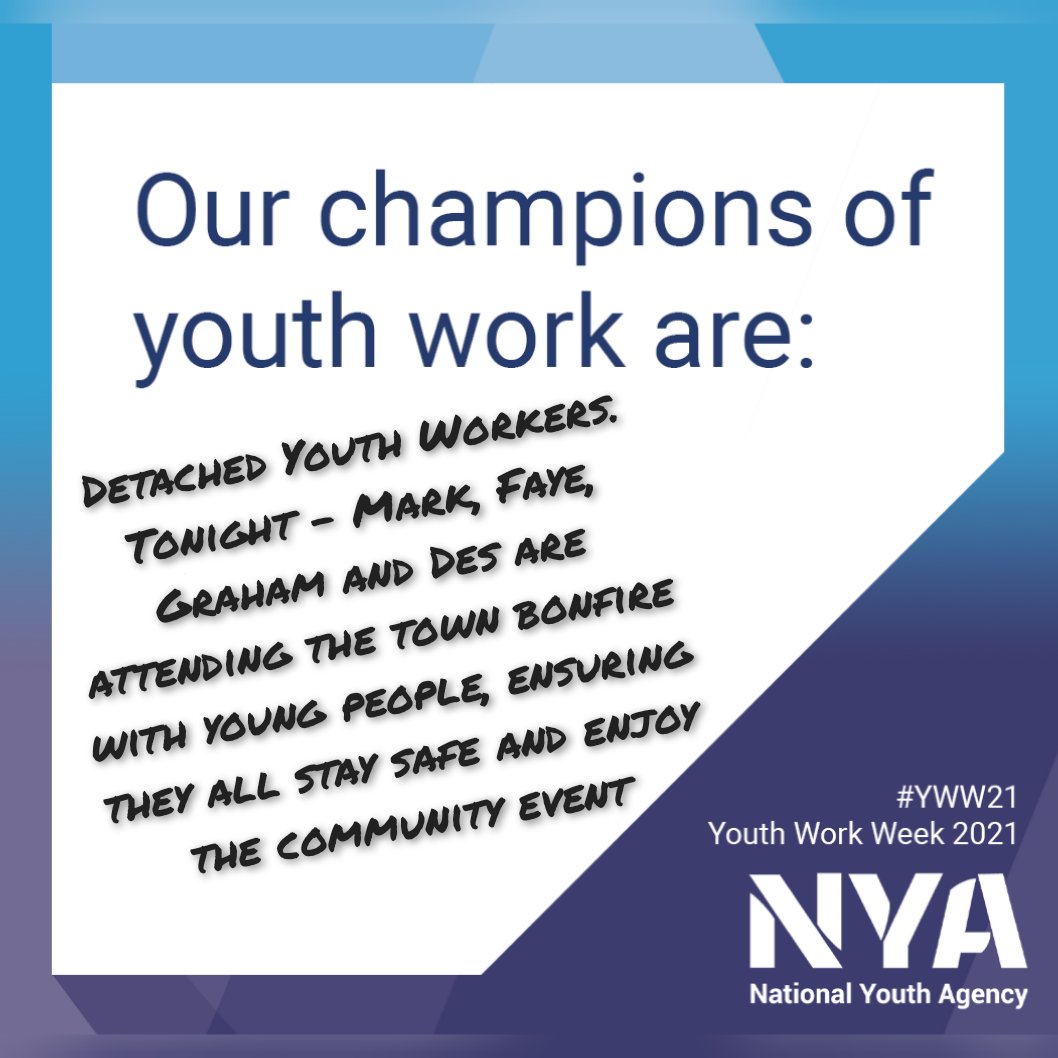 RochdaleYouthie's tweet photo. Detached Youth Workers are tonights Champions of Youth Work, meeting young people in parks, on streets, at bus stations - in fact wherever young people choose to be - we get to know young people and then see where the relationship goes #YWW21 #youthwork https://t.co/vUr5hQEfi1