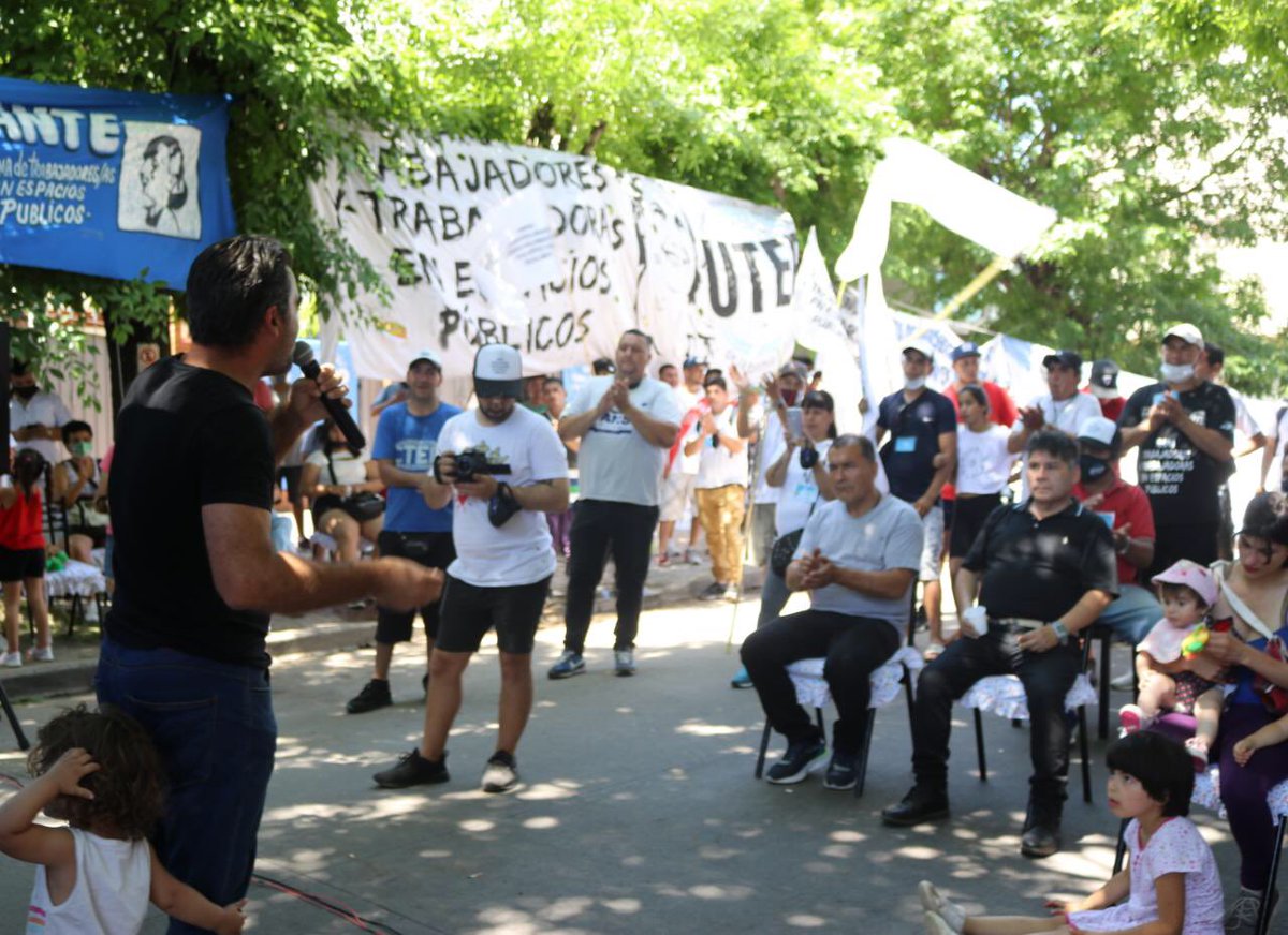 Gestion_TEP's tweet photo. ❗️El sábado estuvimos en San Miguel en la inauguración del local de la rama de Trabajadores y Trabajadoras en Espacios Públicos, región norte. 

#TrabajarNoEsDelito
#ArgentinaUnida https://t.co/SowkL0J6fN