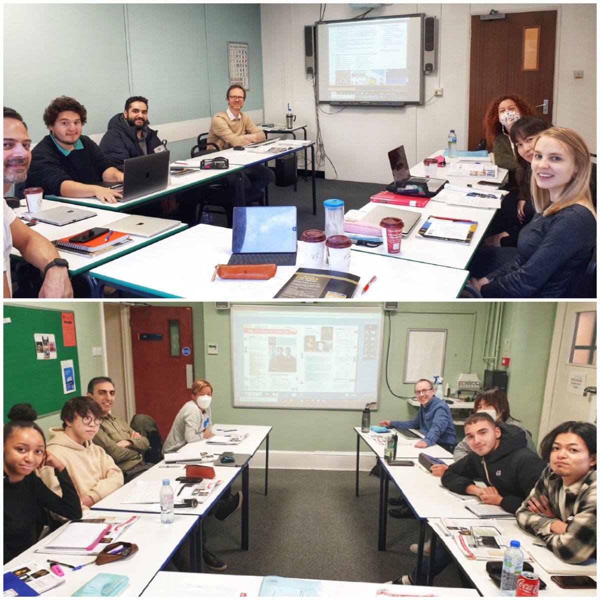 CaminodeCeo's tweet photo. Segunda semana de formación: nuestras maestras Patricia y Ana hoy han tenido clase porque en Londres no es festivo
@sepiegob 
@erasmusplusUK 
@EUErasmusPlus 
@Erasmus_Project https://t.co/FlRtpsBH0u
