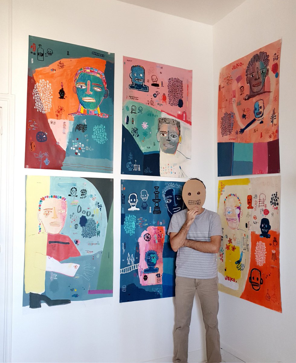 __jeko's tweet photo. Ma FIAC à moi -
Stand J8011 

#ArtistOnTwitter #art #contemporaryart #artist https://t.co/QmGzDgF53s