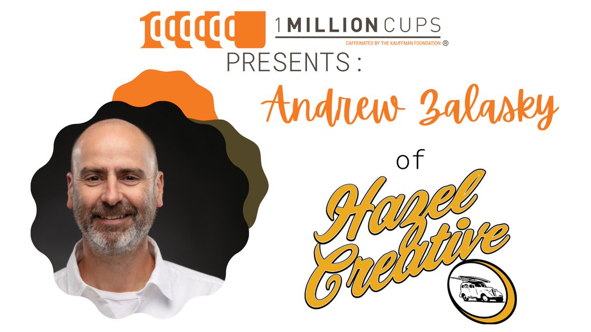 1MCAMES's tweet photo. 1 Million Cups Ames presents Hazel Creative! Join us November 3, 8-9 AM for a discussion with Andrew Zalasky!
➡️ Joining in person? Head to the Ames Chamber of Commerce, 304 Main St💡
➡️ Joining online? Join our Facebook Live! 📹 https://t.co/eISUZtxtTS