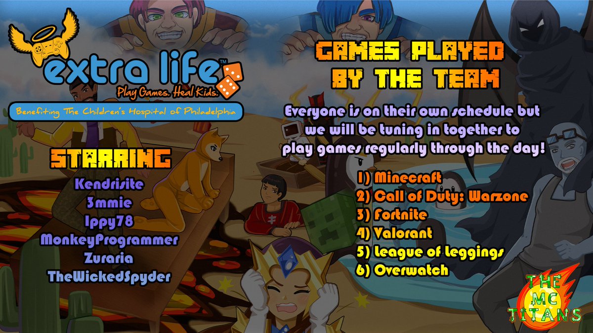 Kendrisite's tweet photo. Ladies and gents, I'm doing @ExtraLife4Kids once again this year!!

I personally raised 11K last year all by myself... Lets see how much we can raise as a team!!! I'm super excited to do this with everyone!!!

I'm personally starting at 6AM EST / EDT

~KeepItHugz~ https://t.co/miov8T53s9