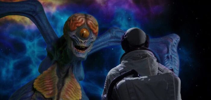 IAAPG1's tweet photo. I love these aliens! This episode was so good. It’s got #RyanKwanten from Trueblood, #JasonStackhouse. I really want more of the Gorangi, so cool! #creepshow #horror https://t.co/cR32rxvj83