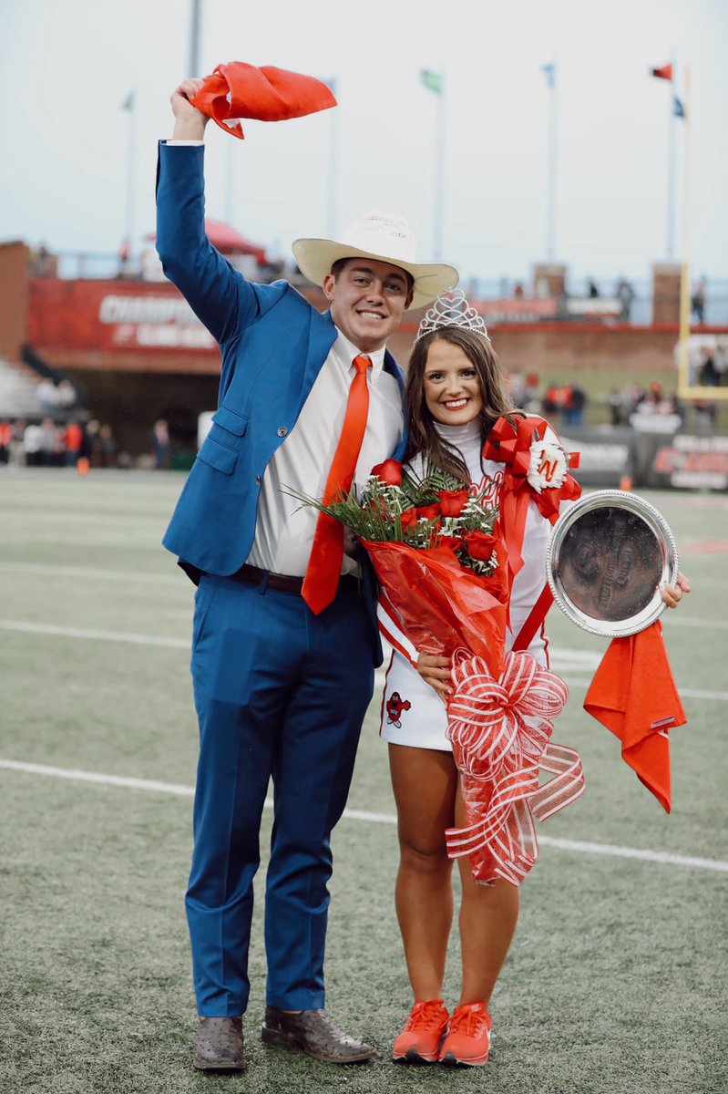 CheerWKU's tweet photo. The best part about Homecoming is definitely seeing one of our very own from All-Girl, Abbey Norvell, winning Homecoming Queen! We are so proud of you Abbey 🤍❤️! https://t.co/nRwhxJYFof
