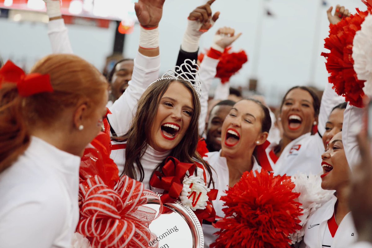 CheerWKU's tweet photo. The best part about Homecoming is definitely seeing one of our very own from All-Girl, Abbey Norvell, winning Homecoming Queen! We are so proud of you Abbey 🤍❤️! https://t.co/nRwhxJYFof