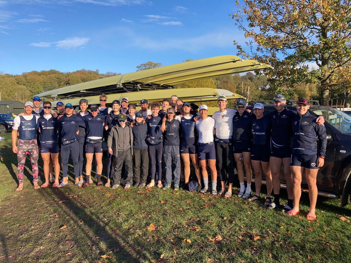 OubcPresident's tweet photo. A strong performance from the entire team and a great day of racing at the Upper Thames Autumn Head. Thank you to @Leander_Club for hosting us. https://t.co/4L3POullXl