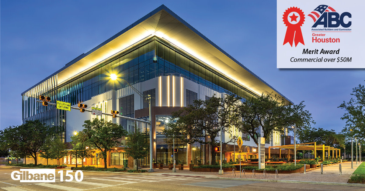GilbaneTexas's tweet photo. We are pleased to announce that both @TheIonHouston and @TomballISD Elmer &amp; Dorothy Beckendorf Educational Complex received Merit Awards in their respective categories at the @ABCHouston 21st annual Excellence in Construction Awards (EIC) gala! #GilbaneProud https://t.co/xIFa3Qx8Pn