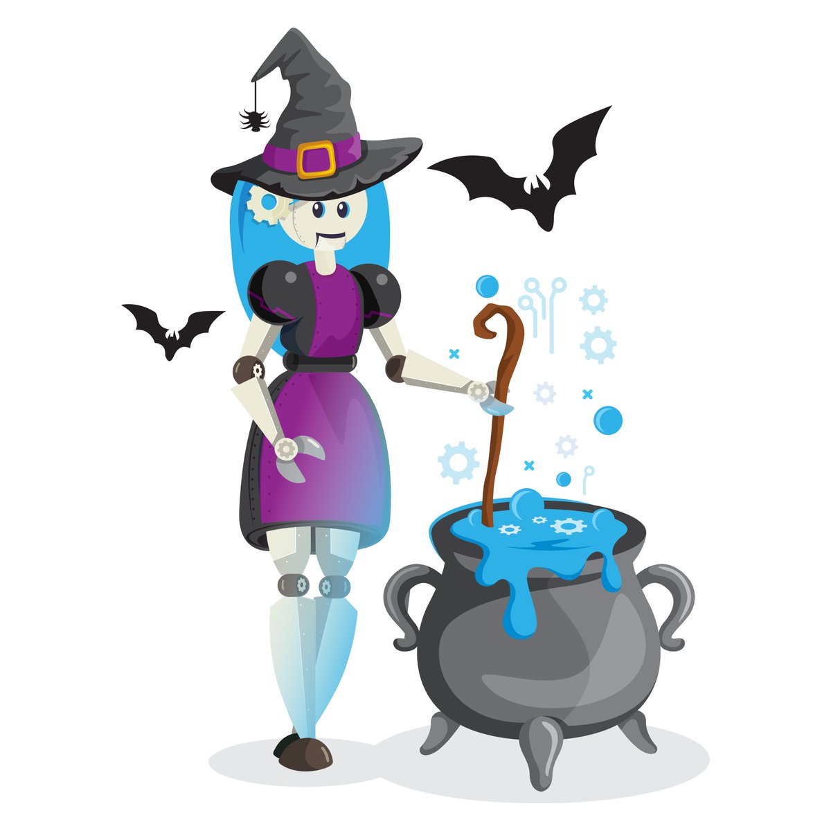 dominucco's tweet photo. A day late, but #HappyHalloween2021 from @TheMadBotterINC #AskAlice https://t.co/zQca0z5SUq