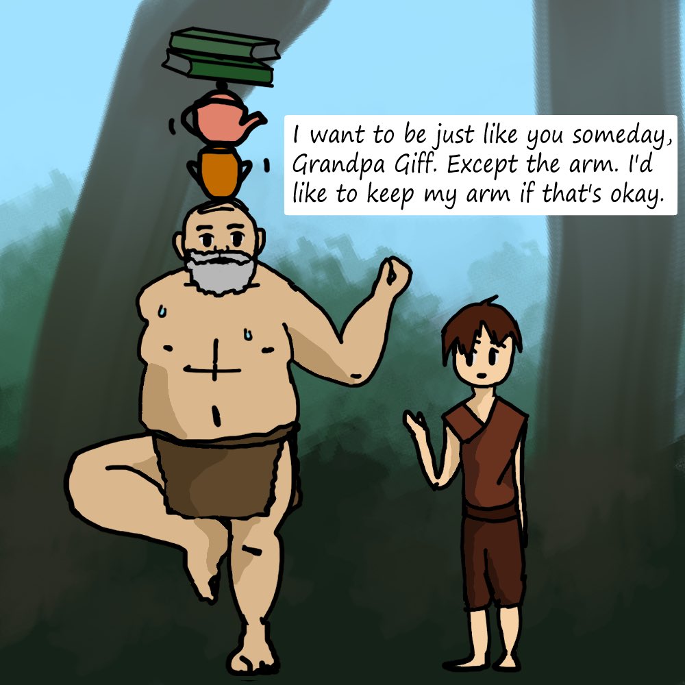 Our Monday comic is simple this week. Everyone has at some point wanted to be Grandpa Giff…
#dnd #ttrpg #comic