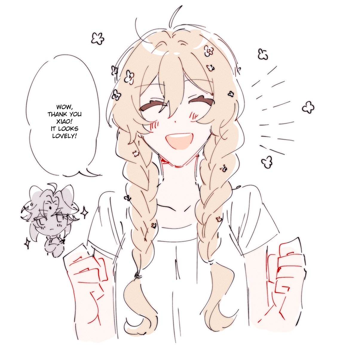 (little star witch au) braids 