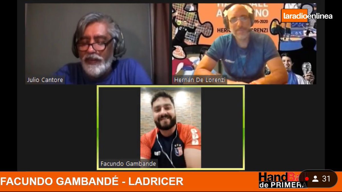 handballde1era's tweet photo. Facundo Gambandé (Ladricer - Tucumán): 

“Haberle hecho batalla a Ballester fue tremendo. Nos fuimos al entretiempo 3 arriba y en el vestuario nos temblaban las piernas de la alegría que teníamos” 
1/3 https://t.co/P6hJxl8CKe