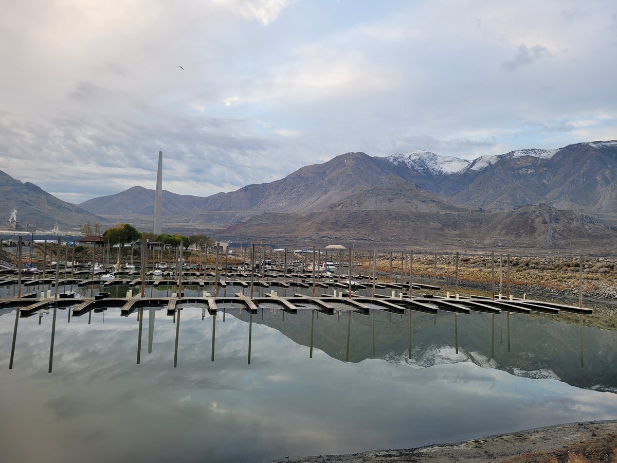 GreatSaltLakeSP's tweet photo. The lake was pretty still this morning
Caught some nice reflections
#GreatSaltLakeStatePark #GreatSaltLakeStateParkandMarina #GreatSaltLakeSP #GSLSP #UtahStateParks
#glass #MirrorWater https://t.co/28ye4fo2hJ