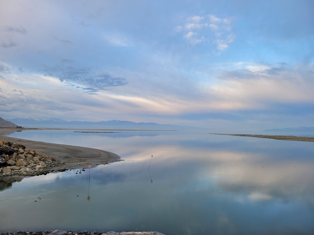 GreatSaltLakeSP's tweet photo. The lake was pretty still this morning
Caught some nice reflections
#GreatSaltLakeStatePark #GreatSaltLakeStateParkandMarina #GreatSaltLakeSP #GSLSP #UtahStateParks
#glass #MirrorWater https://t.co/28ye4fo2hJ