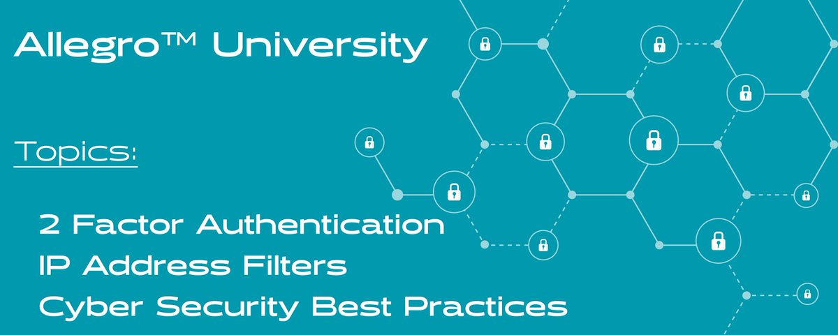 ILTechLLC's tweet photo. Join us on November 19 in our new webinar series, Allegro™ University. We'll be covering two factor authentication, IP addresses and cyber security best practices with our CTO, Kevin Turpin
#Loanorigination #LOS #SaaS  #TwoFactorAuthentication 

Click link in comments https://t.co/LEneyn4QgF