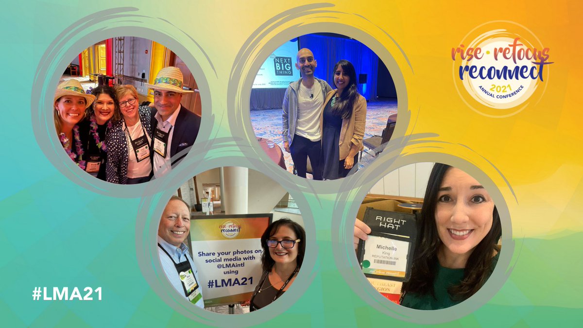 The learning, connection and inspiration experienced both in-person and online at #LMA21 was invaluable. Take a look back at how we kicked things off, including special opening remarks from Mark Chandler, Annual Conference Advisory Committee Co-Chair.

bit.ly/31nBfY3