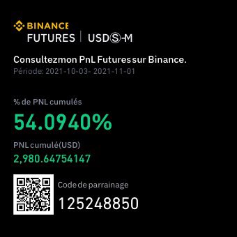 CryptoWizardoff's tweet image. A beautiful October !

Are you ready for MooNovember? 🚀
#Binance #crypto #MooNovember