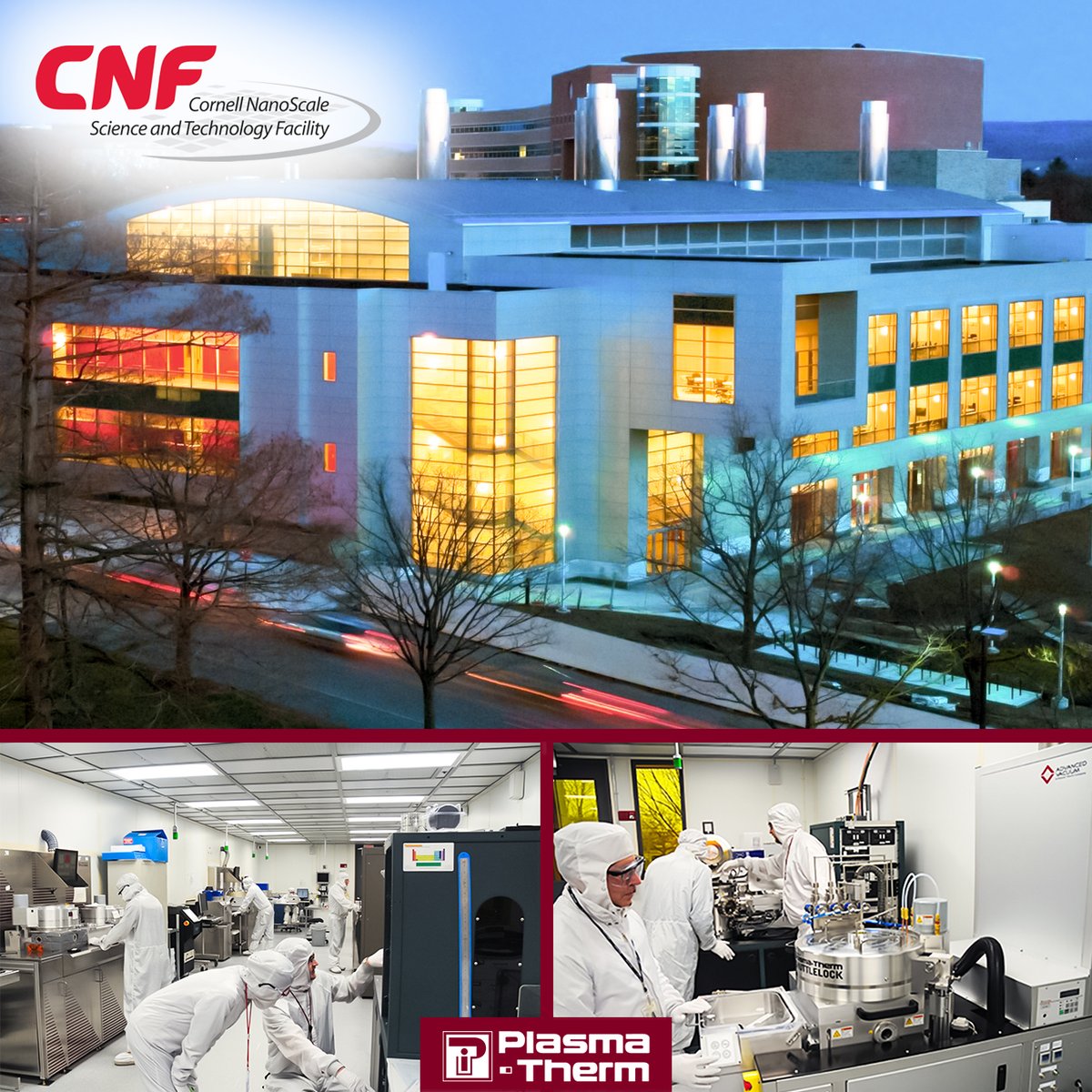 PlasmaThermLLC's tweet photo. We recently interviewed Ron Olson &amp; Vince Genova from @CornellCNF!
https://t.co/lrxNuihil9 #PlasmaTherm #CNF #Cornell #CornellNanoscaleFacility #PlasmaEtch #Etch #AtomicLayerEtch #Nanofabrication #nanofab #2Dmaterials #Heterointegration #MEMS #3DFabrication #Biotech #Quantum https://t.co/FppiguovoF