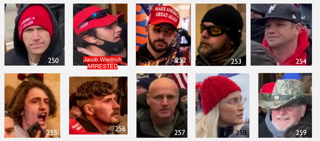 SeditionHunters's tweet photo. They stormed the Capitol! We call them #SeditionInsiders because they were inside the building. Recognize anyone? If so the FBI would like to hear from you. #CapitolAttack  Please note the numbers on these images are NOT FBI numbers https://t.co/LC1xToXPBq https://t.co/jeUtxtBL2J