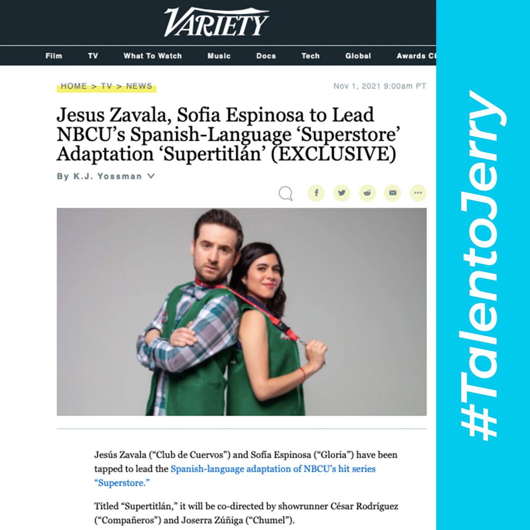 La revista <a href="/Variety/">Variety</a> anunció el elenco que participa en el nuevo proyecto de <a href="/DopamineMx/">Dopamine</a> y <a href="/NBCUniversal/">NBCUniversal</a>, #Supertitlán. 🛒🤩  Felices y orgullosos de compartirles que nuestro #TalentoJerry participa: 

Luz Aldán
<a href="/VivianaSerna/">Viviana Serna</a> 
<a href="/lauradeita/">Laura De Ita</a>. 🎉

Espérenlo muy pronto. 🙌🏻