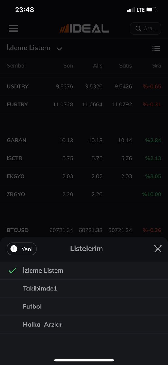 seziyorum's tweet photo. iDeal Mobil güncellemeyle gelenler;
-İstediğiniz kadar kişisel sayfa
-Portföy de istediğiniz sütunları istediğiniz sırayla ayarlama 
-emir giriş veya emir iyileştirme ekranında tercihe  göre 1/2/3 kademe derinlik görebilme 
-kırılımlı Varant/VIOP sayfaları 
#iDealMobil https://t.co/EdYcYy1tbX