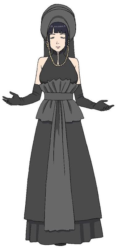 hinata black dress Hot Sale Anime The Last Hyga Hinata Black Wedding Dress Cosplay Costume:SD