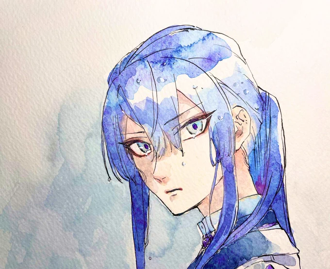 #長尾百景 原作ぽい長尾雨に降られて欲しいなバイオビレッジの長尾なんか良かったわ 