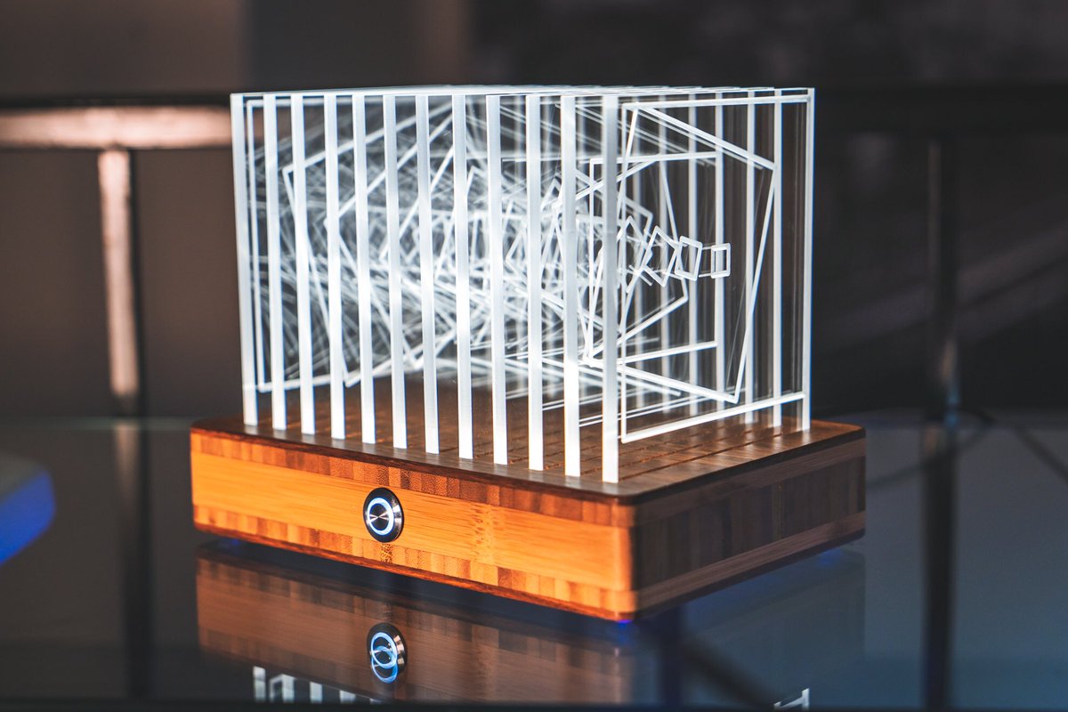 neilhilken's tweet photo. ECHO: Geometry physical/digital NFT series is live! You can check them out on @withFND here: https://t.co/XB58FjkZVn

#NFTCommunity #NFTcollection #woodworking #Animation https://t.co/xt96XcnuZI