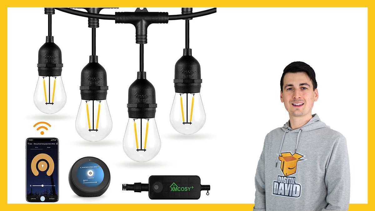 DigitalDavidREV's tweet photo. String Lights Outdoor XMCOSY+ Review!
Shop Live: https://t.co/Gd8Zhhut2f
Buy on Amazon: https://t.co/VI68V9Ceqx
Review: https://t.co/Zt26J9ZfpZ
#StringLights #LED #OutdoorStringLights #XMCOSY #AmazonLive https://t.co/UyTzksarmK