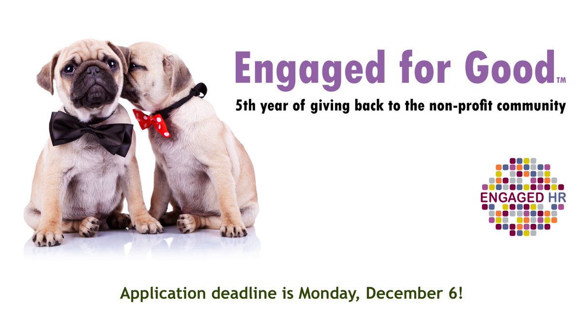 EngagedHR's tweet photo. 📢 Now Accepting Applications for the 2022 Engaged for Good ™ Scholarship Program 📢

We are calling all leaders to apply for the 2022 Engaged for Good scholarship program, for which we offer two scholarships worth $1,745 each. #EngagedforGood #EngagedHR

https://t.co/7yEN3Ciba7 https://t.co/bu3zCrECBG