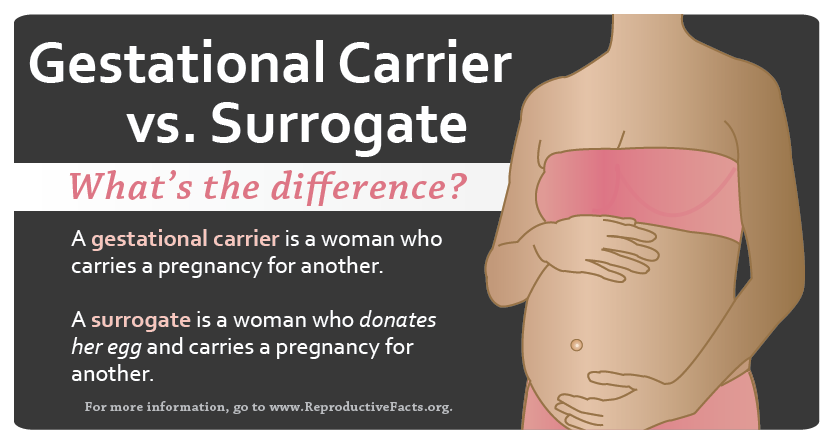 ASRM_org's tweet photo. Infographic: Gestational Carrier vs. Surrogate  
https://t.co/6lD2xtjweT https://t.co/GwHTu4Mqs3