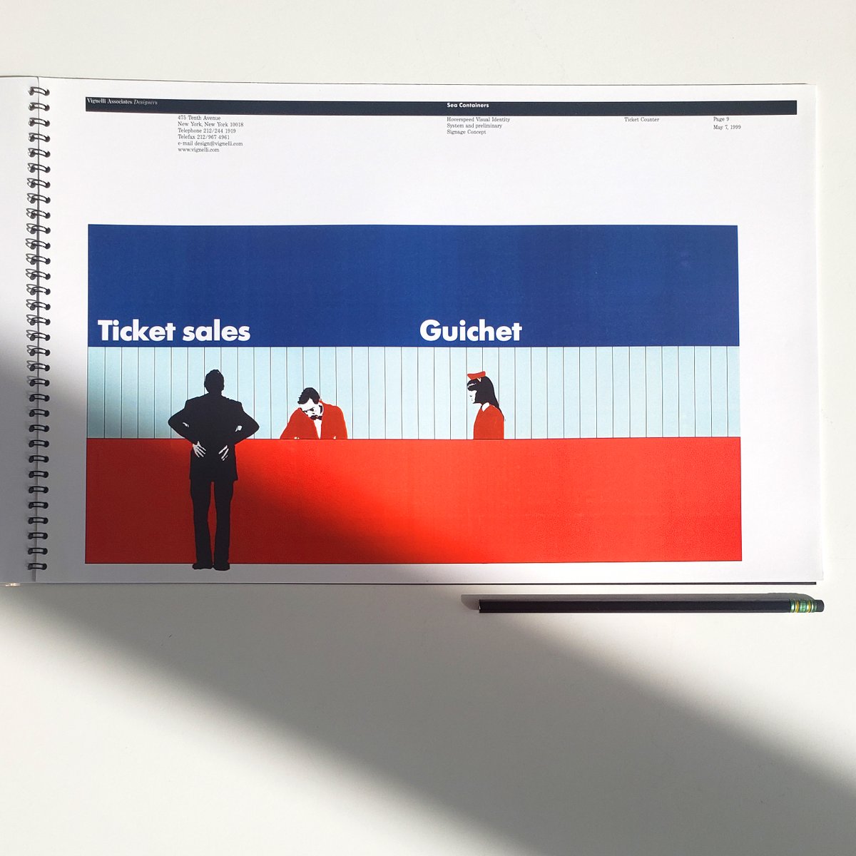VignelliCenter's tweet photo. It's #manualsmonday! (almost) Every Monday an excerpt from a #standardsmanual from the #archives. Visual Identity System and Preliminary Signage Concept for ferry company #Hoverspeed, #design #Vignelli #DesignArchives #1990s More: https://t.co/n1yIA4Svcx https://t.co/vKlXBHvDNn