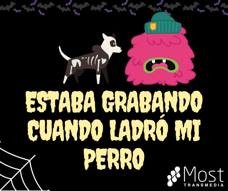 Most_Transmedia's tweet photo. Aunque parecen sustos de temporada, a los Mosters nos pasa todo el tiempo 😖.
¿Qué frases aterradoras les han quitado el sueño?😣
#FrasesdeTerror #DiaDeMuertos #DiaDeTodosLosSantos #Terror https://t.co/s4g2pn2O34