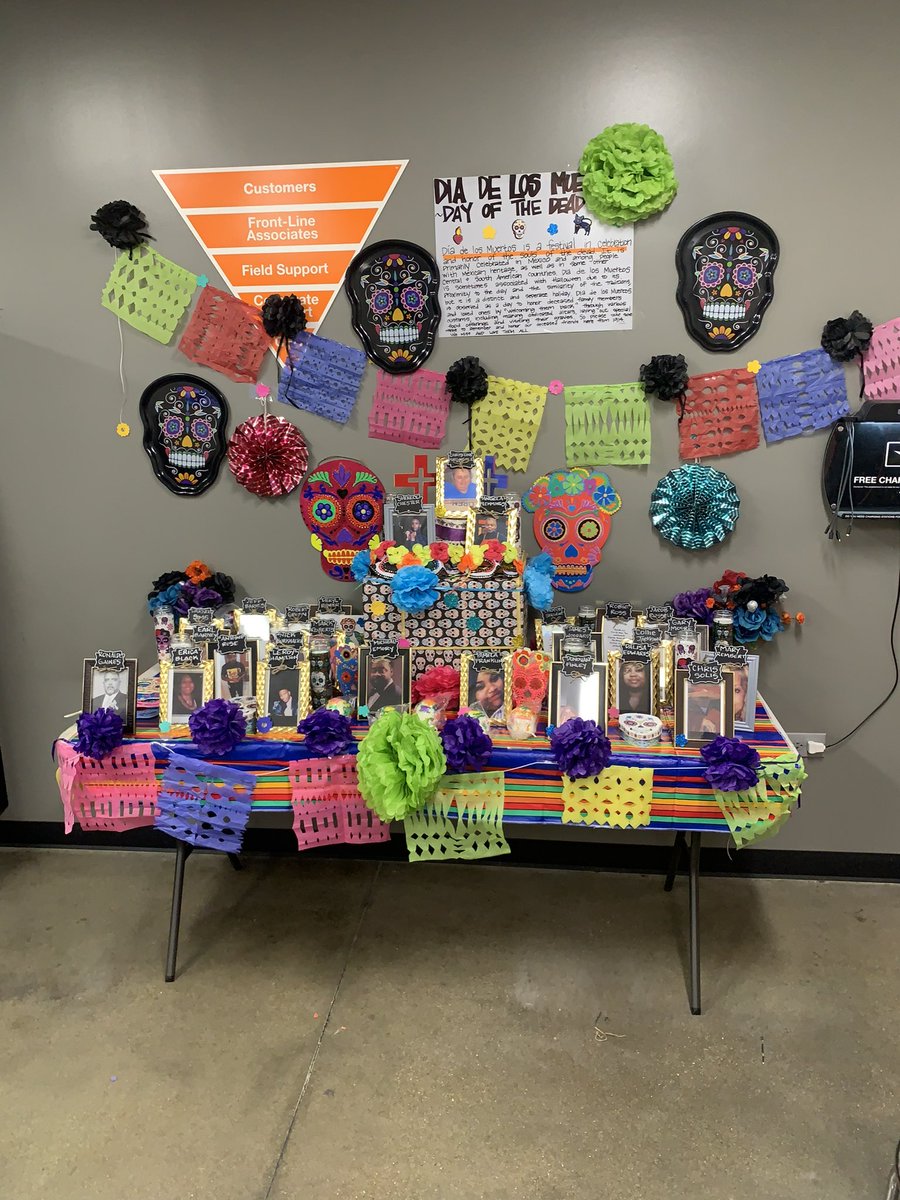 Celebrating The Day of The Dead. Remembering our fellow associates Dan Ryan has lost. Although they’re Gone they will Forever be in our hearts.♥️ @THDIzzyAvila @D65Hutch @LemmaTony