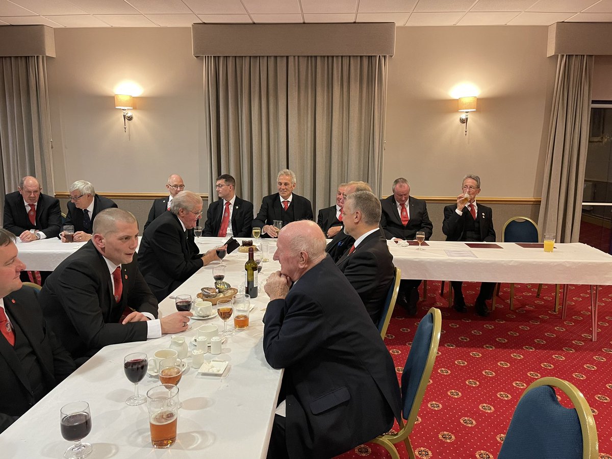 WFRAC3872's tweet photo. A very enjoyable evening in the temple, and great company at the festive board. https://t.co/IeSgKhYDs1