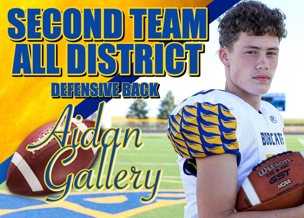 Class 3A District 4 Awards
Second Team DB
Aidan Gallery