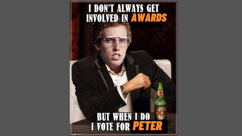 Voting for the 1st Annual Microdose Awards ends tonight at 11:59 pm EDT! Some categories are still really close, so every vote counts. Please show your support by voting for Peter &amp; Psygen!  lnkd.in/dQVuhS8e 🤟
#psygen #voteforpeter