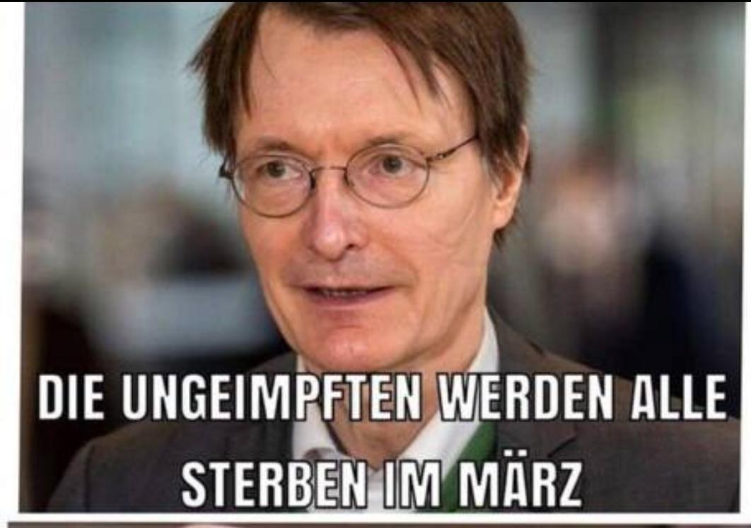 HeidSchl's tweet photo. @Karl_Lauterbach Haben du doch letztes Jahr schon gesagt. Weihnachten sterben alle. Hab doch mal Eier in der Hose und sag endlich die Wahrheit über dieser Fake Pandemie. Eure Lügen glaubt doch bald keiner mehr. Ihr seid so krank im Kopf https://t.co/JQbSt7CQiq