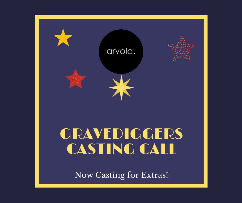 vaproduction's tweet photo. GRAVEDIGGERS is casting now! Arvold is now accepting submissions for extras to work on the upcoming feature film "Gravediggers". Filming in Richmond and the surrounding areas October through November, 2021. Read more and to apply!
https://t.co/J9kEHe9AxJ
#VPA #VFO #arvold https://t.co/H9AvMbjrX1
