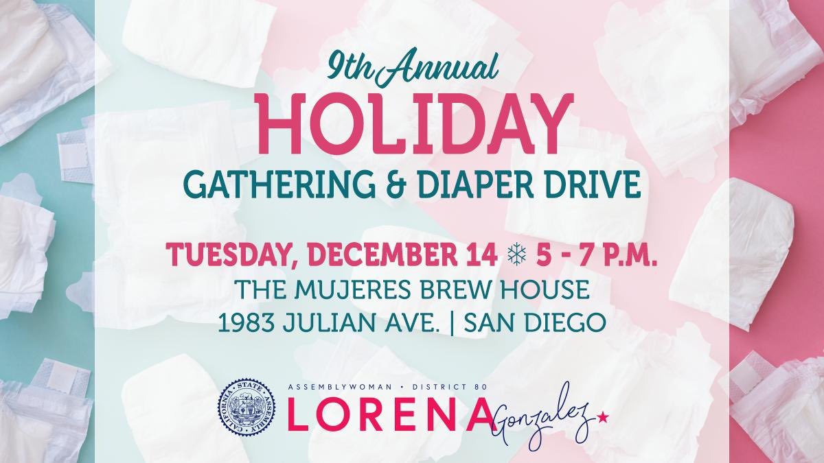 LorenaSGonzalez's tweet photo. Save the date and collect those diapers! https://t.co/g8RzKPa0iv