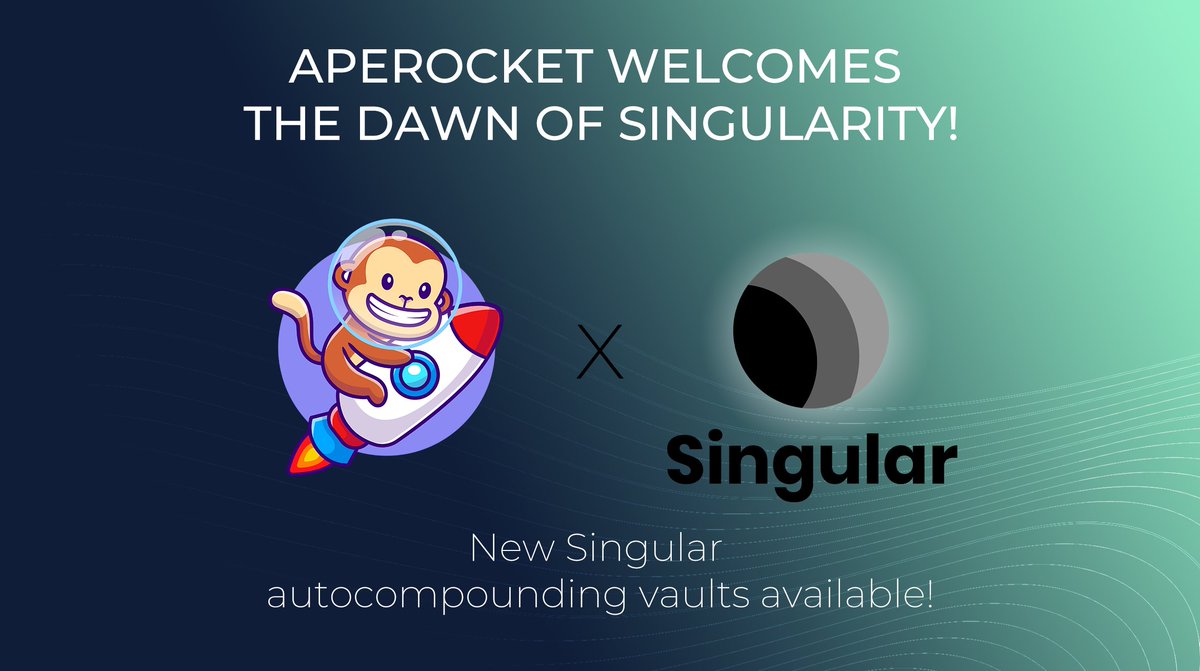 YieldRocket ๐ (@yieldrocket) on Twitter photo ๐The vault SING-BUSD LP from our partner <a href="/singularfarm/">Singular.Farm</a> is finally available, get your hands on those juicy APYs! ๐ ๐The vault SING-BUSD LP from our partner <a href="/singularfarm/">Singular.Farm</a> is finally available, get your hands on those juicy APYs! ๐