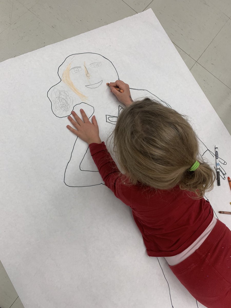 thuekim's tweet photo. The elementary end was busy today creating… ourselves. You can see our creations at this weeks book fair! https://t.co/dpkV5MiW0M