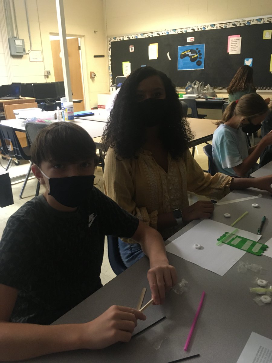 school_scott's tweet photo. Our GT Students were busy investigating STEM by creating Peppermint Racers. https://t.co/xqqzvrjF1K