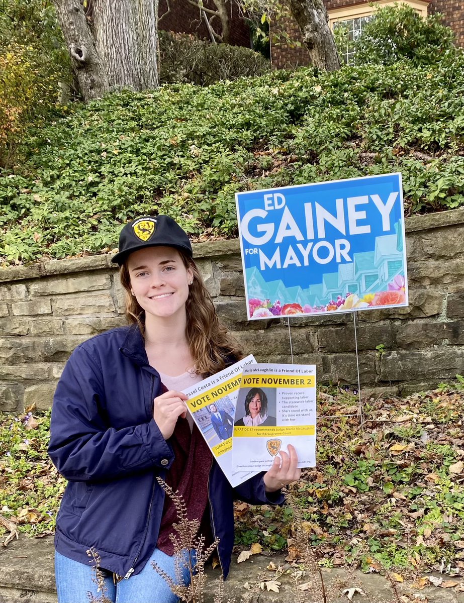 dc57iupat's tweet photo. From the East End to the West End and from the A-K Valley to Jeanette
IUPAT DC 57 members were out in full force today hitting doors for Labor endorsed candidates Maria McLaughlin, Ed Gainey and Jessel Costa 
@McLaughlin4PASC @GaineyForMayor  
@jesselforjudge https://t.co/YrowTNXi6n