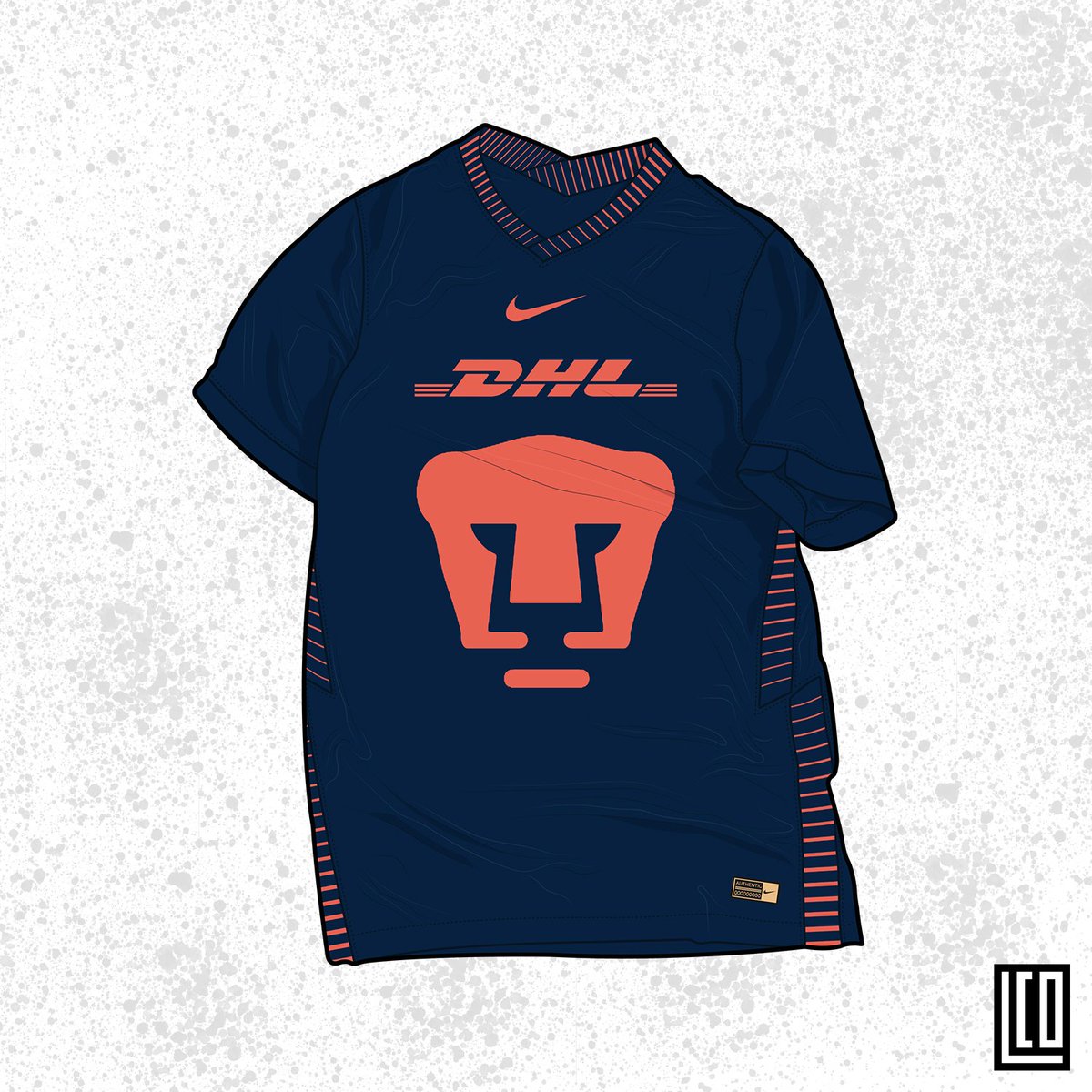Lco11's tweet photo. Pumas UNAM x Nike

Volviendo con esta gran idea de @Seoul_design1. 

#100Días100Equipos #Día10 https://t.co/dYzU5mPUj8